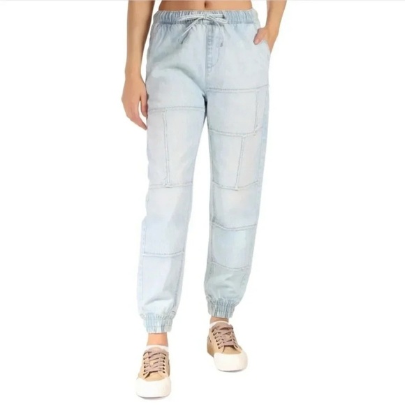 Indigo Pants - Indigo Rein Seamed Jogger Jeans Pants